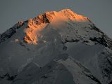 37 Gasherbrum I Hidden Peak North Face Close Up At Sunset From Gasherbrum North Base Camp In China